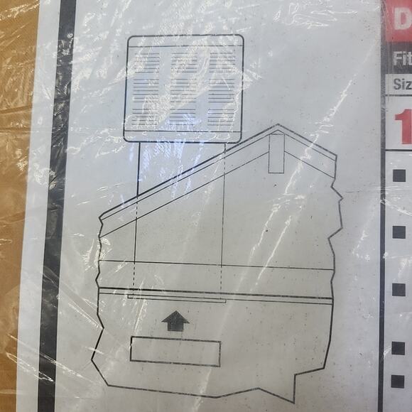 Evaporator cooler heat plug 18 inch X 18 inch X4 inch duct insulator {71} - Picture 3 of 11